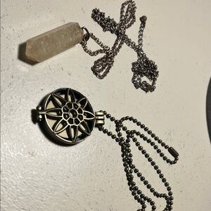 Goldtone Energy Necklace Set